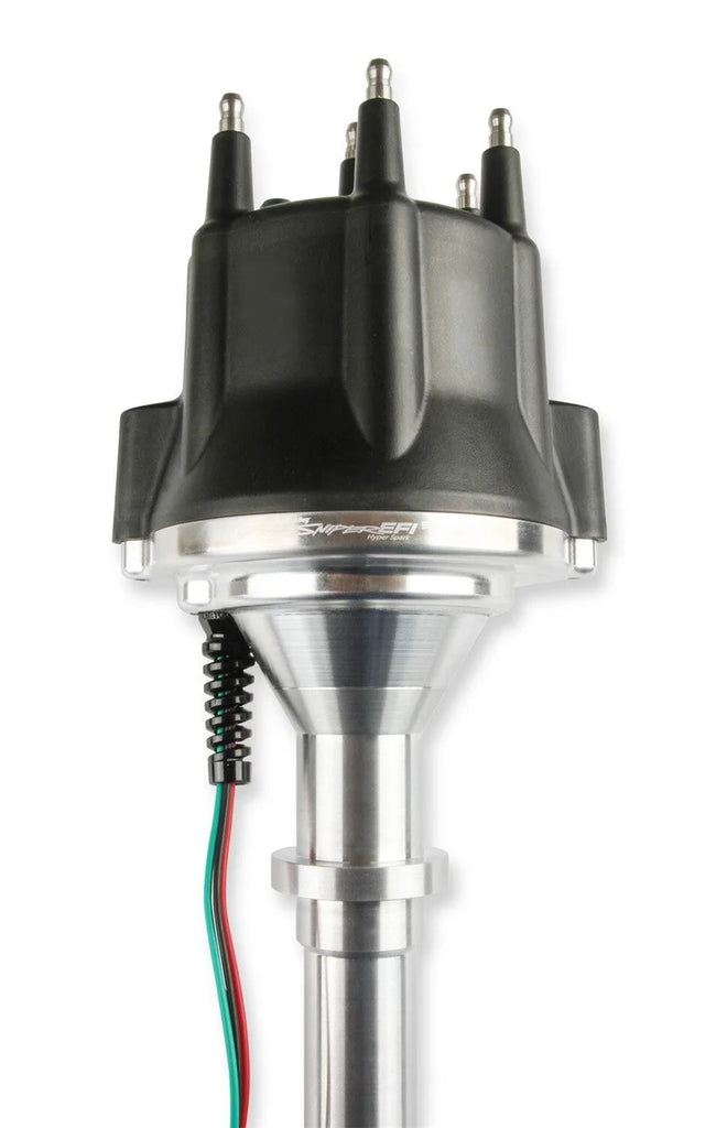 Holley Sniper EFI HyperSpark Distributor - GM 4.3L V6 565-317 fits 1985-2002 Chevrolet / Pontiac - Side View