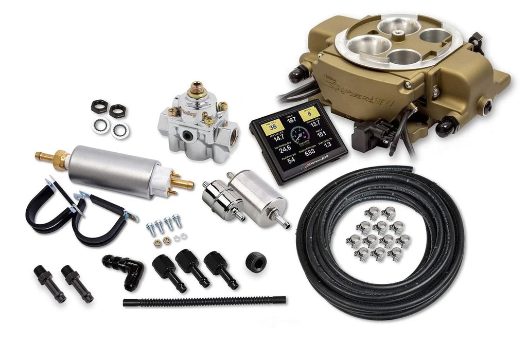 Holley Sniper EFI Quadrajet Master Kit - Classic Gold 550-869K - Main Product View