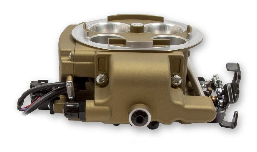 Holley Sniper EFI Quadrajet Master Kit - Classic Gold 550-869K - Back View