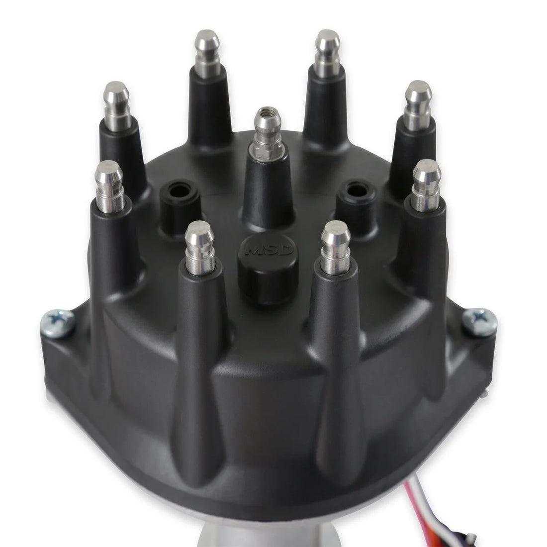 Holley Sniper EFI Ready-to-Run HyperSpark Distributor, Cast Gear 565-340 fits Chevrolet - Installation View