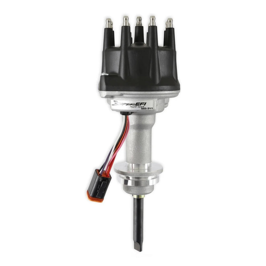Holley Sniper EFI Ready-to-Run HyperSpark Distributor, Cast Gear 565-345 fits Chrysler 383-400 - Main Product View