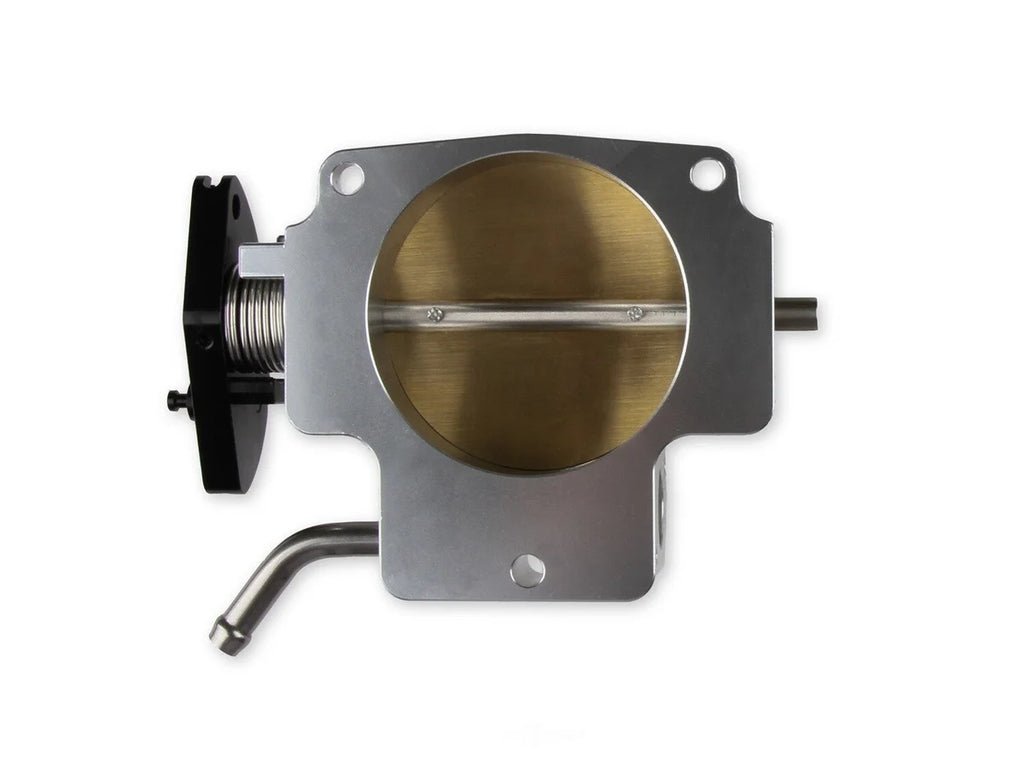 Holley Sniper EFI Sniper EFI 85mm Throttle Body (3-bolt) + Spacer-Silver Finish 860023 - Installation View