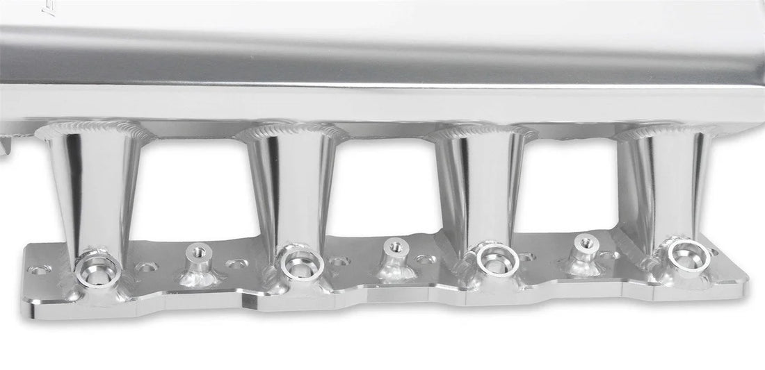 Holley Sniper EFI Sniper EFI Low-Profile Sheet Metal Fabricated Intake Manifold 820101-1 fits GM LS1 / LS2 / LS6 - Back View