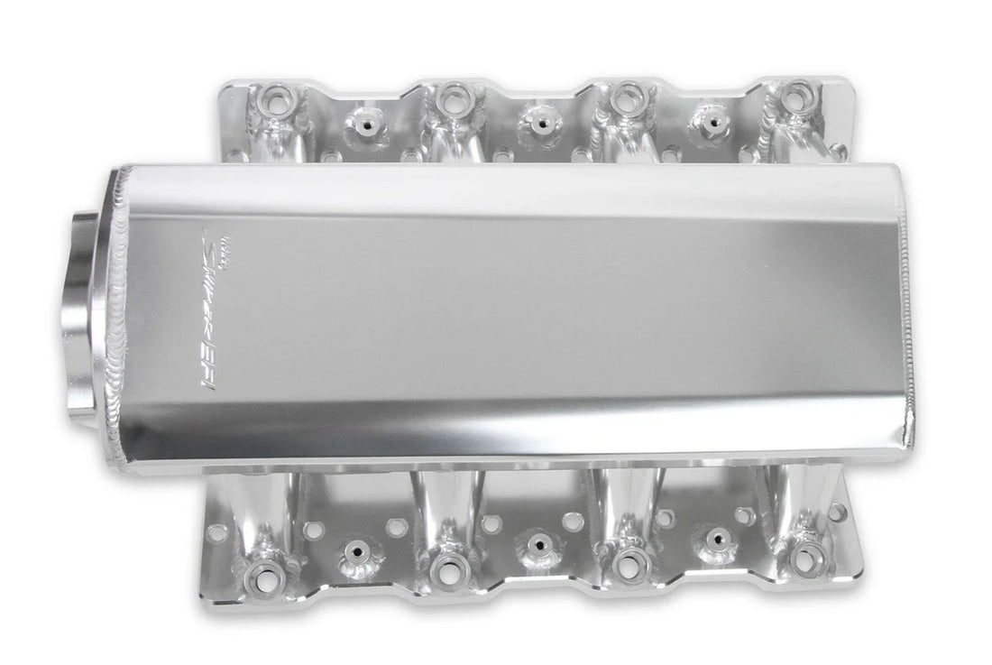 Holley Sniper EFI Sniper EFI Low-Profile Sheet Metal Fabricated Intake Manifold 820101-1 fits GM LS1 / LS2 / LS6 - Additio...
