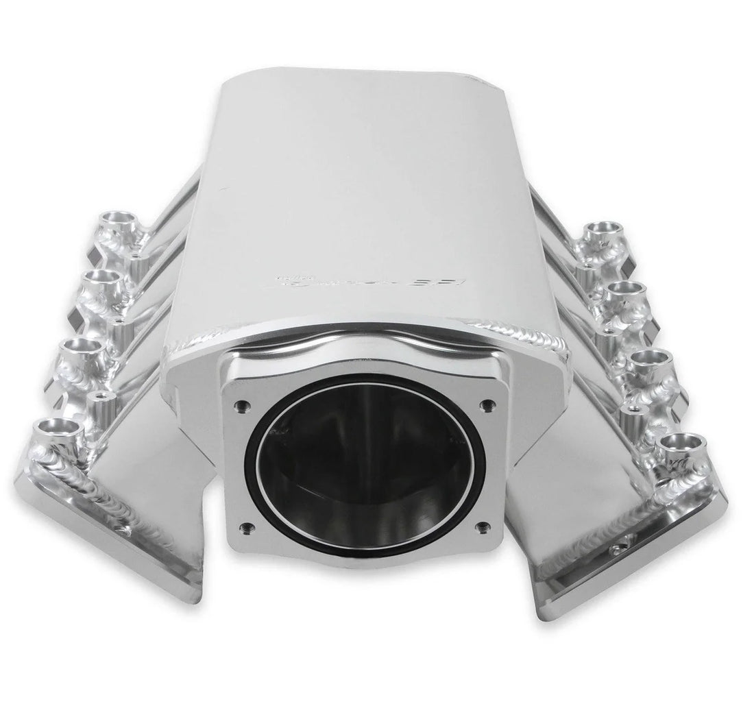 Holley Sniper EFI Sniper EFI Low-Profile Sheet Metal Fabricated Intake Manifold 820101-1 fits GM LS1 / LS2 / LS6 - Additio...