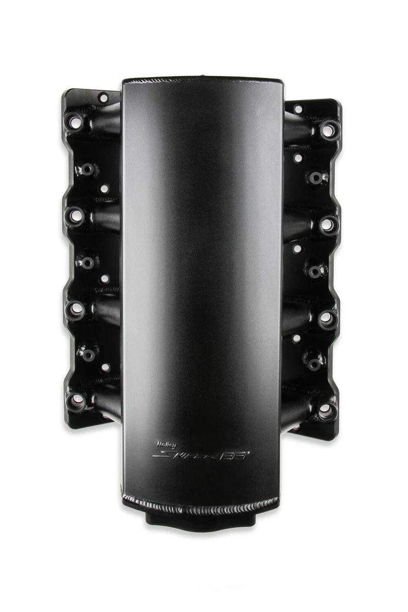 Holley Sniper EFI Sniper EFI Low-Profile Sheet Metal Fabricated Intake Manifold 820102-1 fits GM LS1 / LS2 / LS6 - Side View