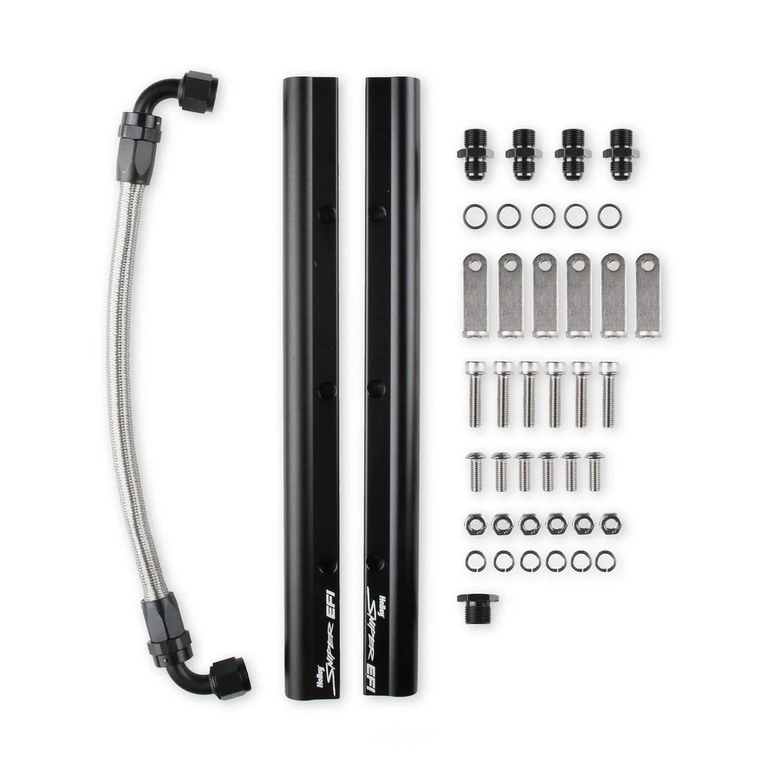 Holley Sniper EFI Sniper EFI Low-Profile Sheet Metal Fabricated Intake Manifold 820102-1 fits GM LS1 / LS2 / LS6 - Additio...