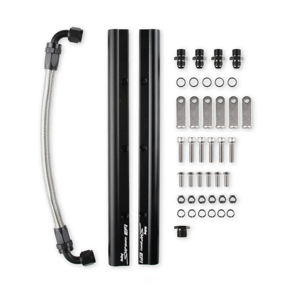 Holley Sniper EFI Sniper EFI Low-Profile Sheet Metal Fabricated Intake Manifold 820102-1 fits GM LS1 / LS2 / LS6 - Additio...