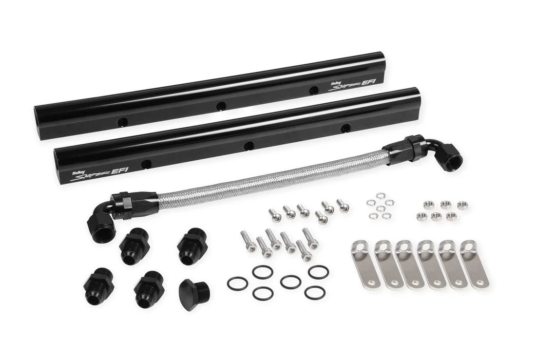 Holley Sniper EFI Sniper EFI Low-Profile Sheet Metal Fabricated Intake Manifold 820112-1 fits GM LS1 / LS2 / LS6 - Additio...