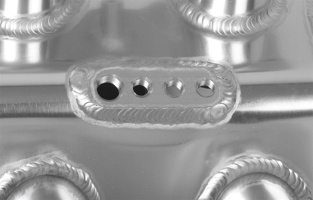 Holley Sniper EFI Sniper EFI Low-Profile Sheet Metal Fabricated Intake Manifold 822111-1 - Back View