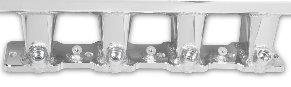 Holley Sniper EFI Sniper EFI Low-Profile Sheet Metal Fabricated Intake Manifold 830111-1 fits GM LS7 - Side View