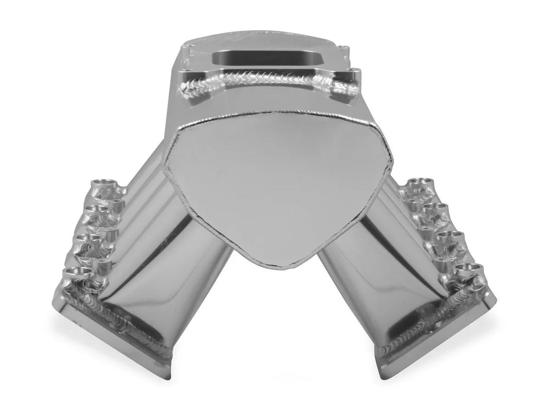 Holley Sniper EFI Sniper EFI Sheet Metal Fabricated Intake Manifold 820051 fits GM LS1 / 2 / 6 - Side View