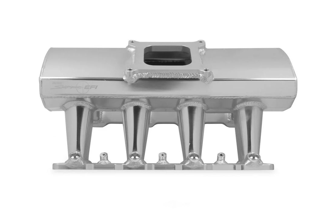 Holley Sniper EFI Sniper EFI Sheet Metal Fabricated Intake Manifold 820051 fits GM LS1 / 2 / 6 - Back View