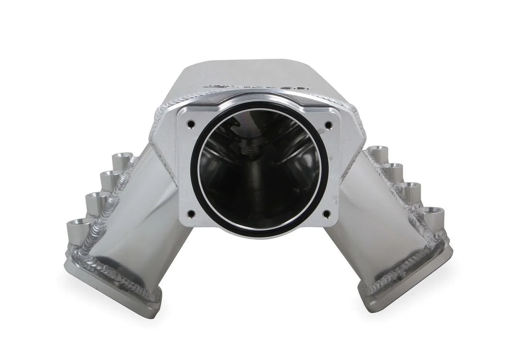 Holley Sniper EFI Sniper EFI Sheet Metal Fabricated Intake Manifold 822031-1 fits GM LS3 / L92 - Back View