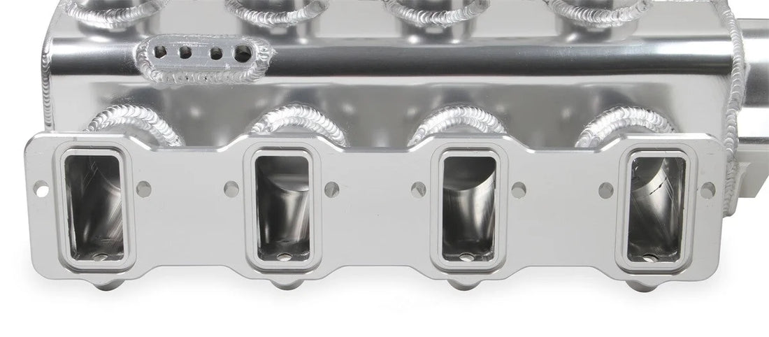 Holley Sniper EFI Sniper EFI Sheet Metal Fabricated Intake Manifold 822041-1 fits GM LS3 / L92 - Back View