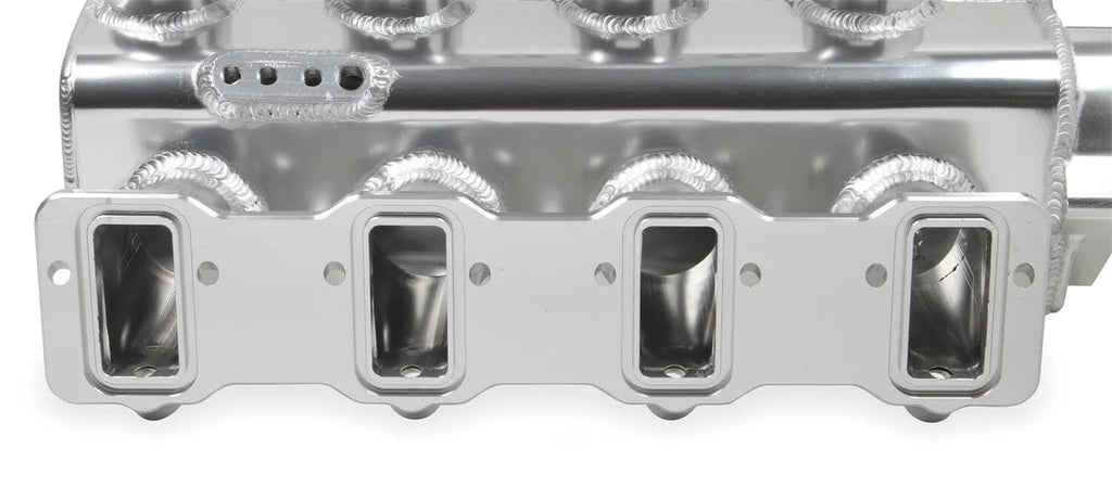Holley Sniper EFI Sniper EFI Sheet Metal Fabricated Intake Manifold 822041-1 fits GM LS3 / L92 - Back View