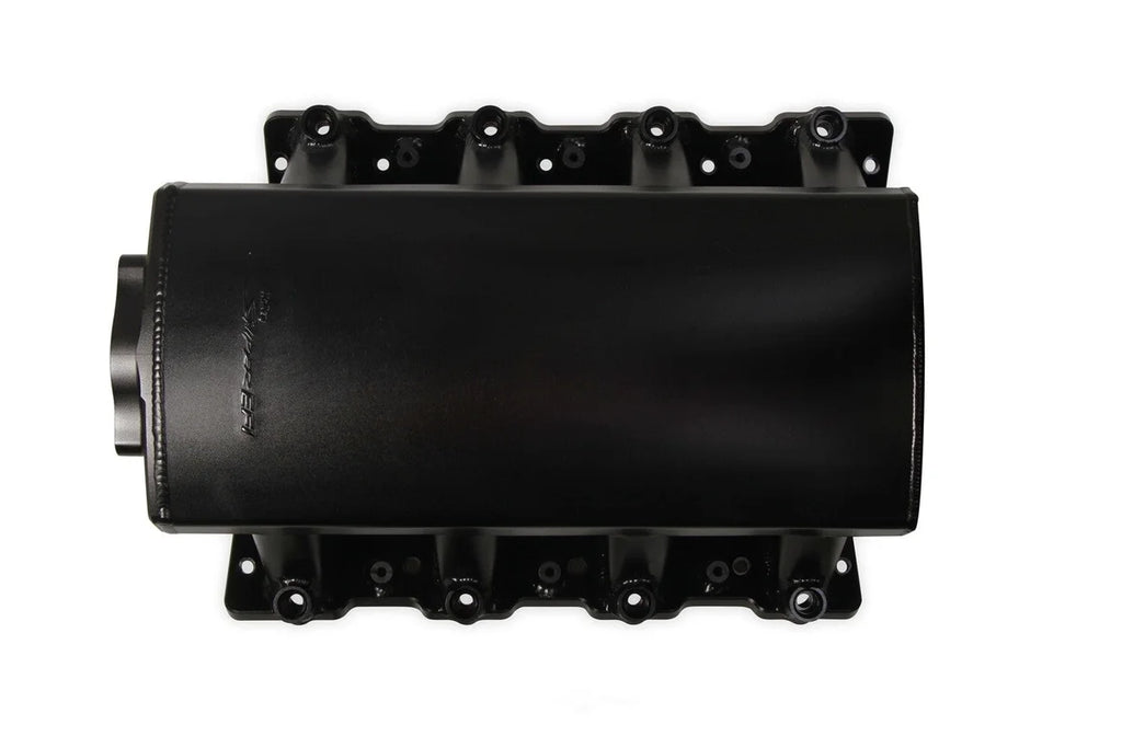 Holley Sniper EFI Sniper EFI Sheet Metal Fabricated Intake Manifold 822102-1 fits GM LS3 / L92 - Side View