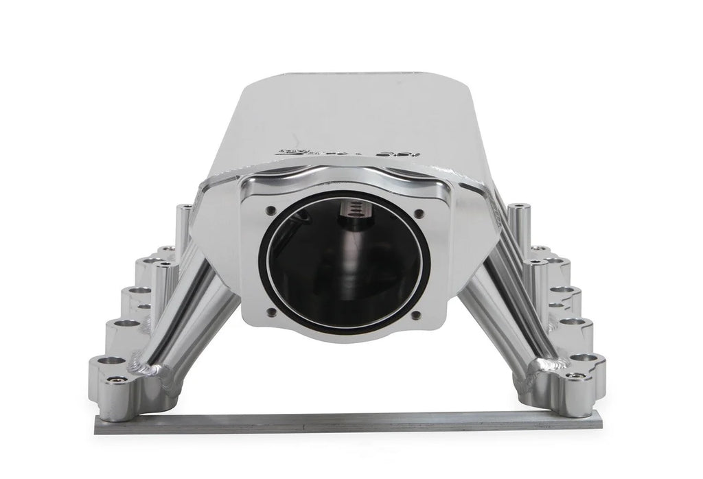 Holley Sniper EFI Sniper EFI Sheet Metal Fabricated Intake Manifold 829031 fits 2011-2014 Ford F-150 / Mustang - Back View