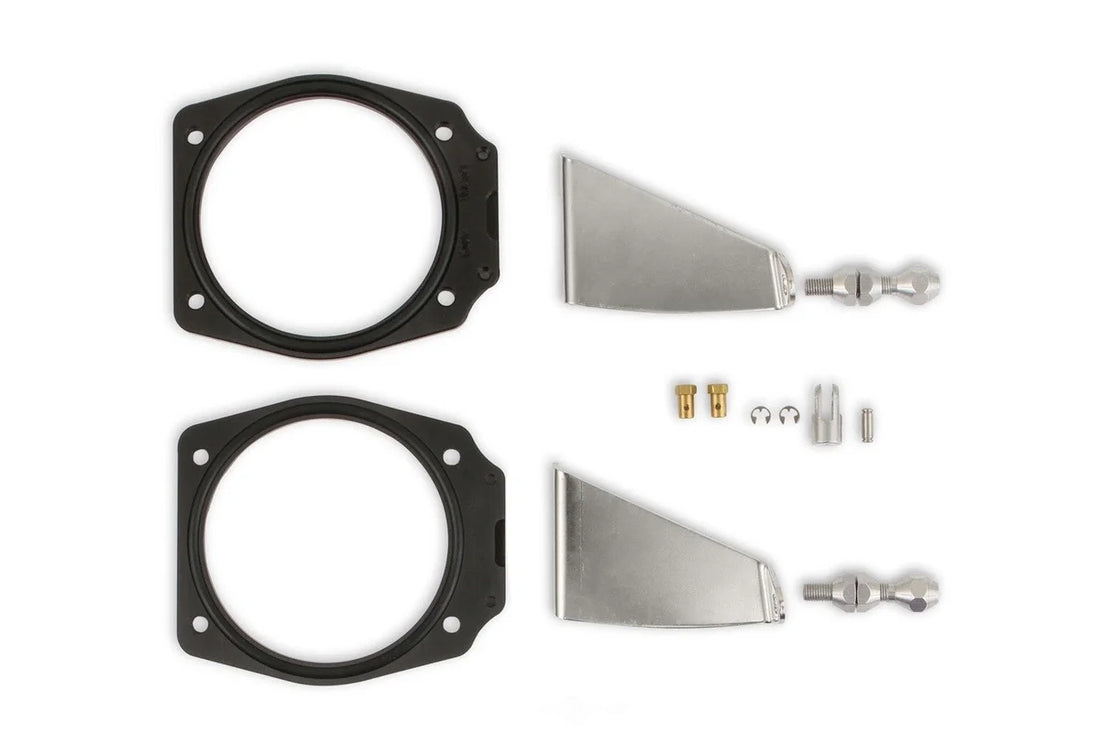 Holley Sniper EFI Sniper EFI Throttle Linkage Kit - Dual Plenum Intake 860030 fits GM LS Engines - Side View
