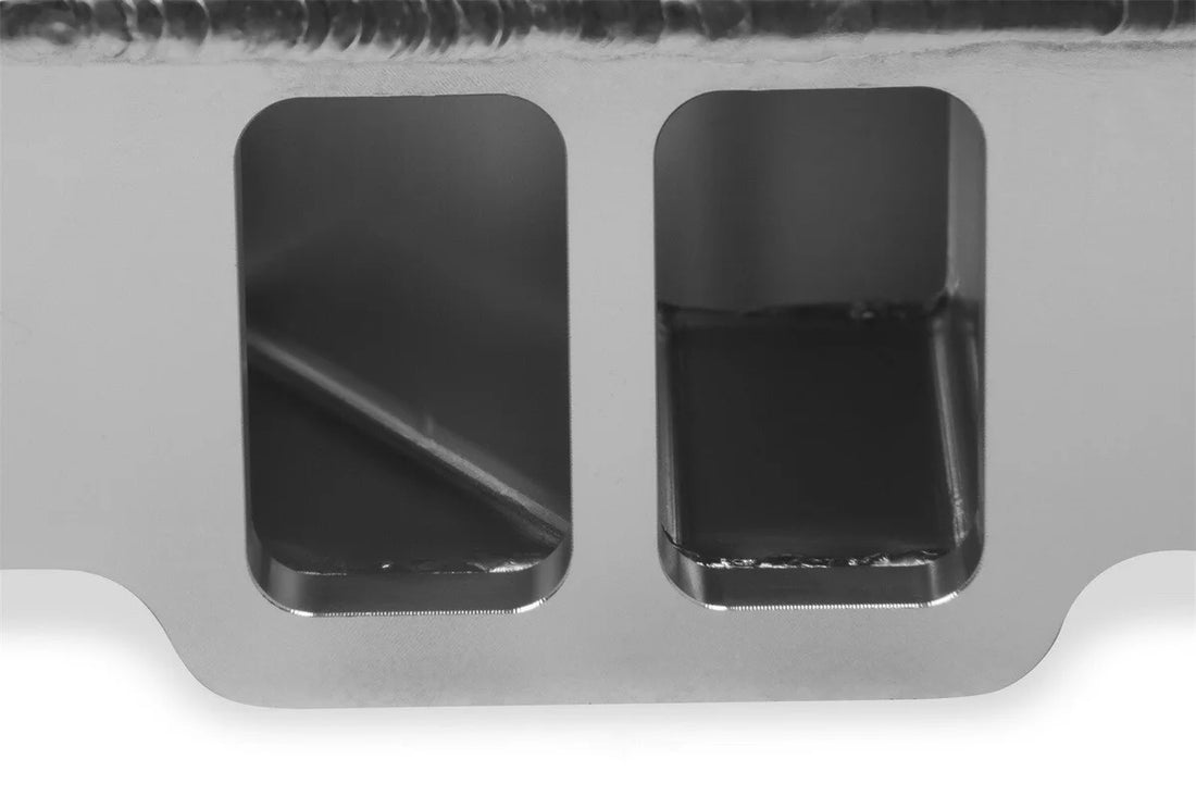 Holley Sniper EFI Sniper Sheet Metal Fabricated Intake Manifold 825011 fits Small Block Chevy - Back View