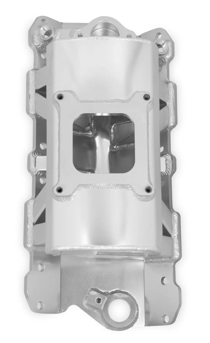 Holley Sniper EFI Sniper Sheet Metal Fabricated Intake Manifold 825011 fits Small Block Chevy - Installation View