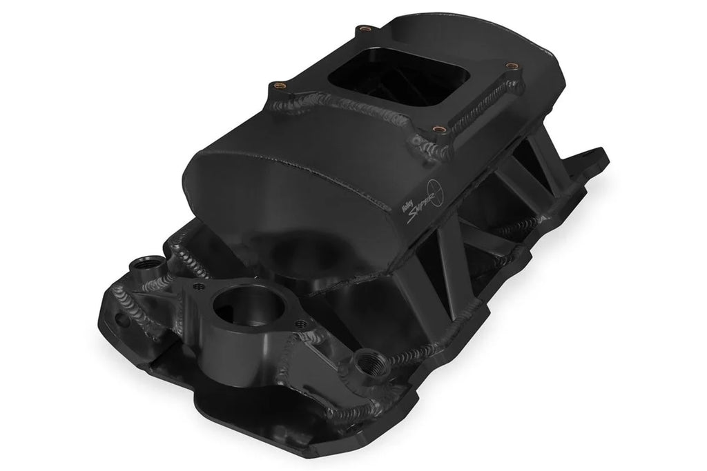 Holley Sniper EFI Sniper Sheet Metal Fabricated Intake Manifold 825012 fits Small Block Chevy - Installation View