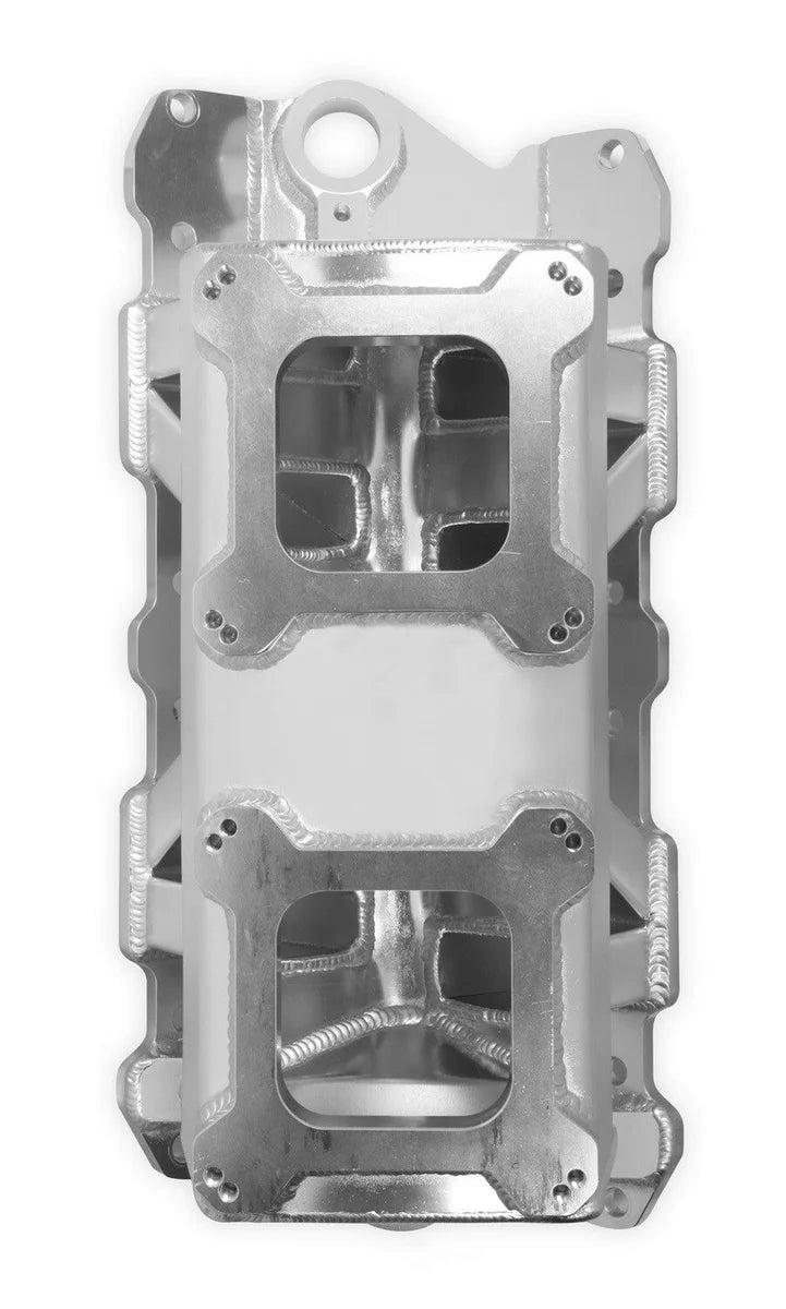 Holley Sniper EFI Sniper Sheet Metal Fabricated Intake Manifold 825071 fits Small Block Chevy - Installation View