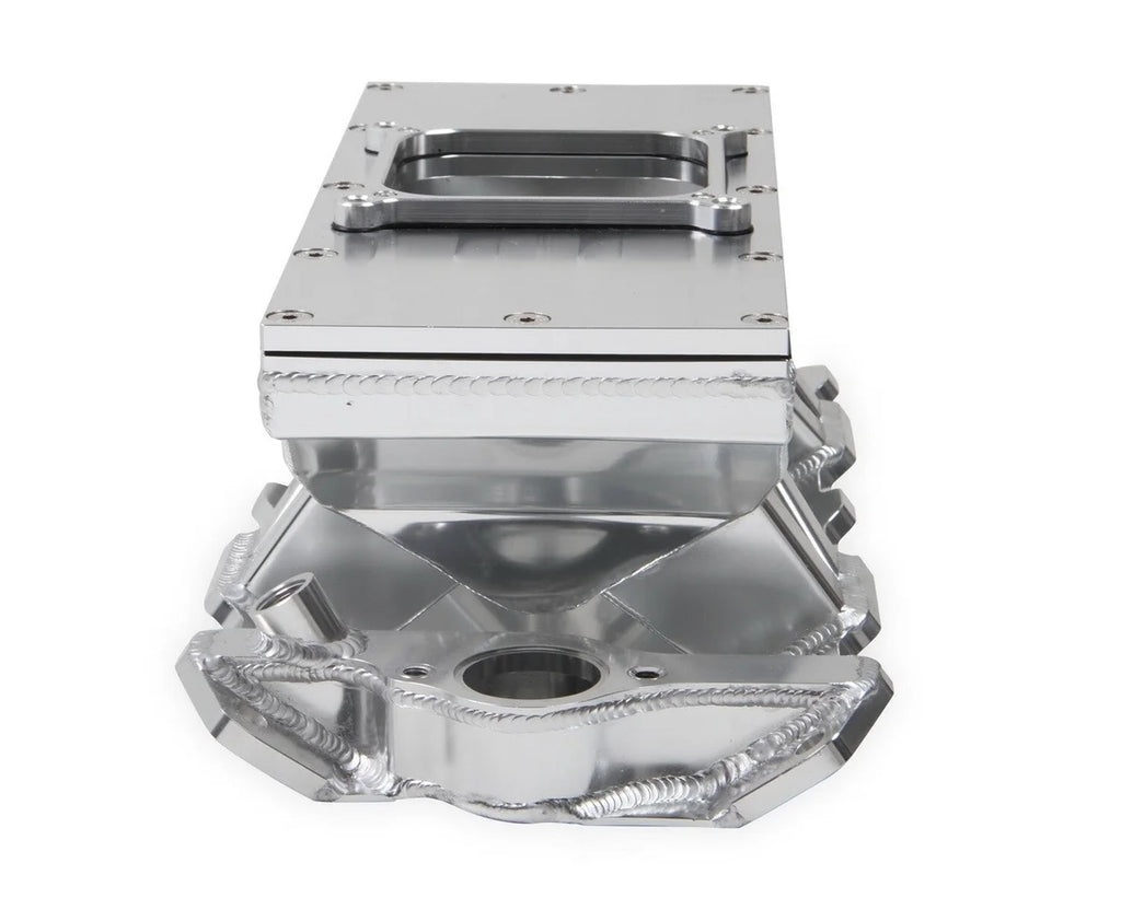 Holley Sniper EFI Sniper Sheet Metal Fabricated Intake Manifold 825131 fits Small Block Chevy - Installation View