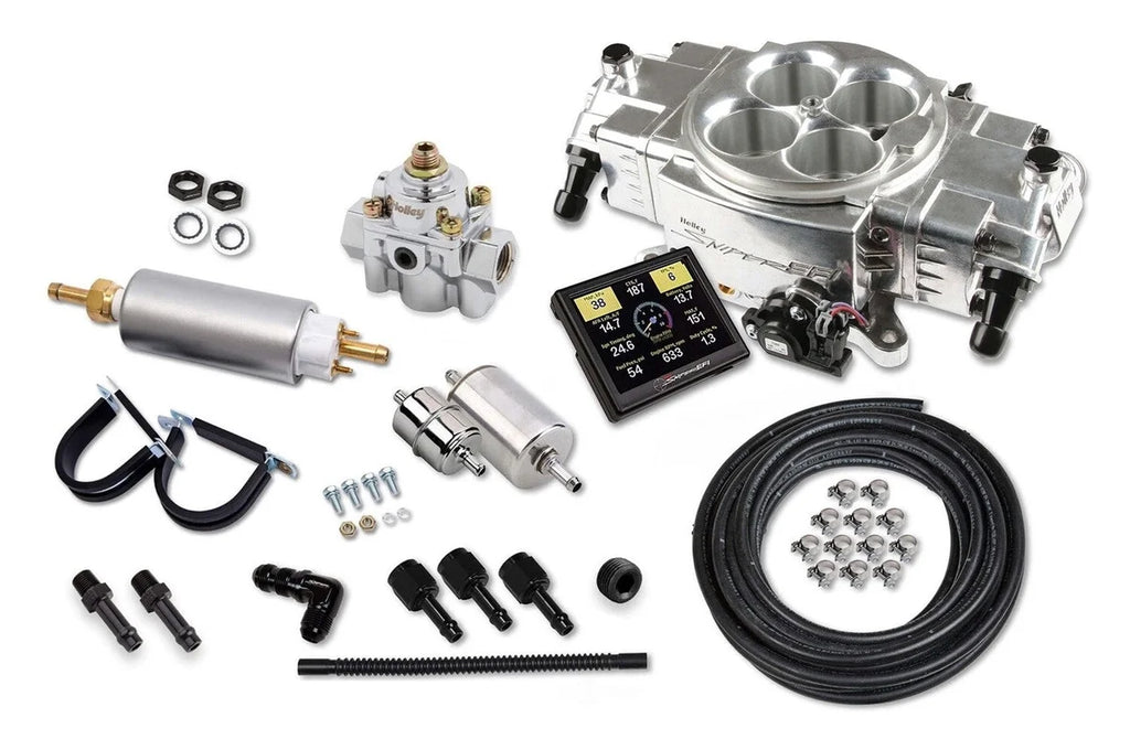Holley Sniper EFI Stealth 4150 Master Kit - Shiny 550-870K fits 1952-1996 AC / Allard / American Motors - Main Product View