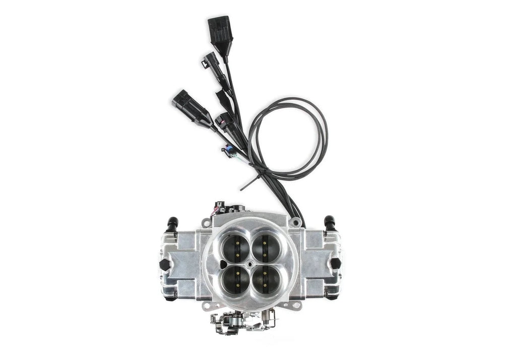 Holley Sniper EFI Stealth 4150 - Shiny 550-870 fits 1952-1996 AC / Allard / American Motors - Installation View
