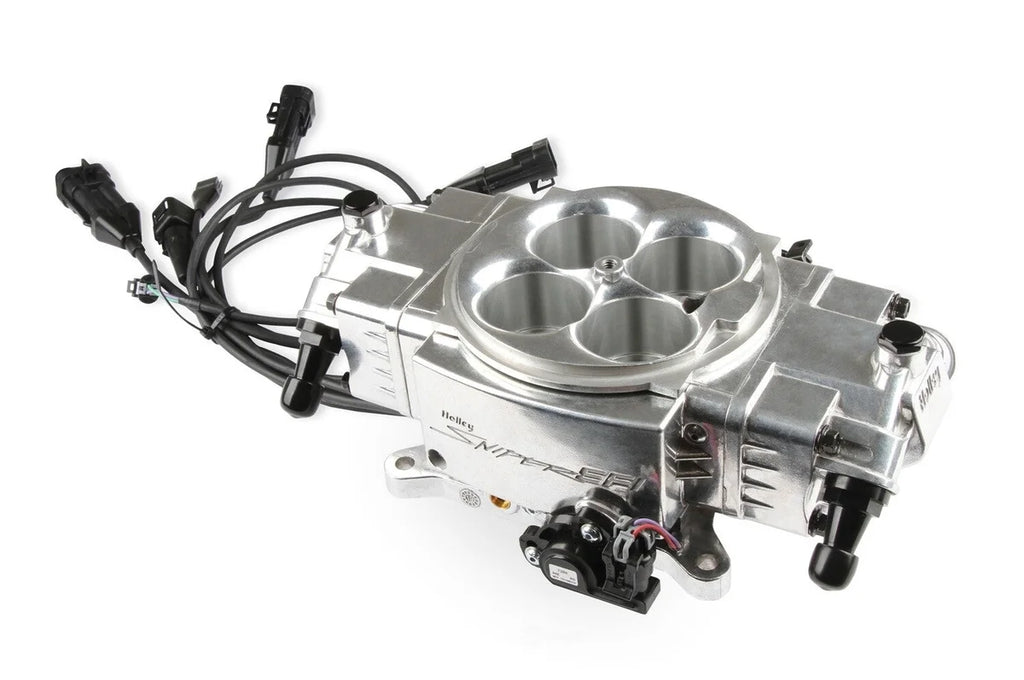 Holley Sniper EFI Stealth 4150 - Shiny 550-870 fits 1952-1996 AC / Allard / American Motors - Additional View 5