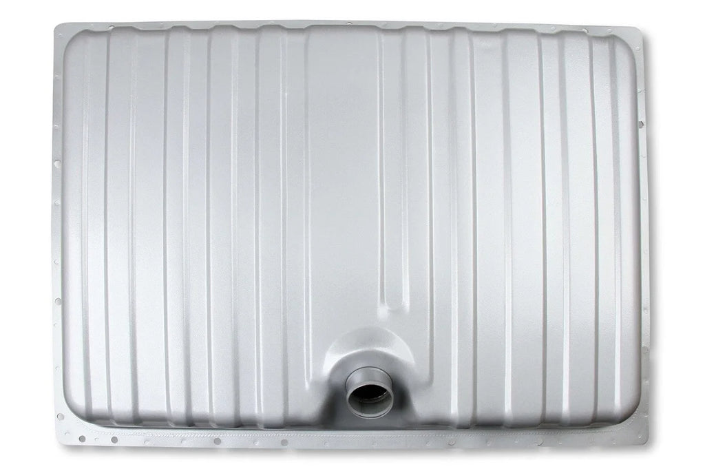Holley Sniper EFI Stock Replacement Fuel Tank - F28D 19-519 fits 1969-1970 Ford Mustang - Back View