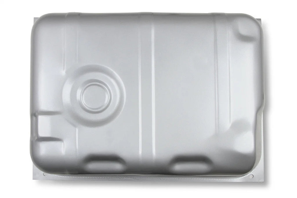 Holley Sniper EFI Stock Replacement Fuel Tank - JP1C 19-510 fits 1978-1987 Jeep CJ5 / CJ7 / Scrambler - Back View
