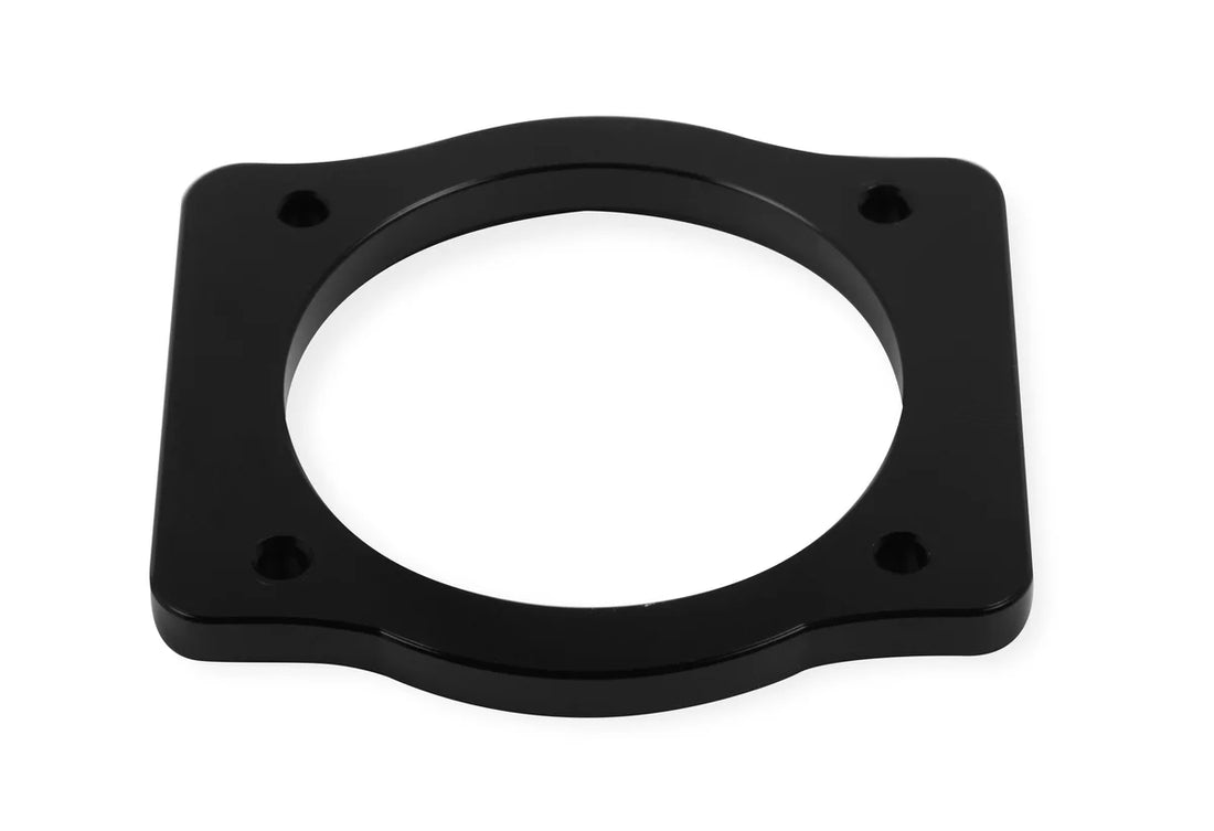 Holley Sniper EFI Throttle Body Spacer 92mm fits LS Engines - Side View