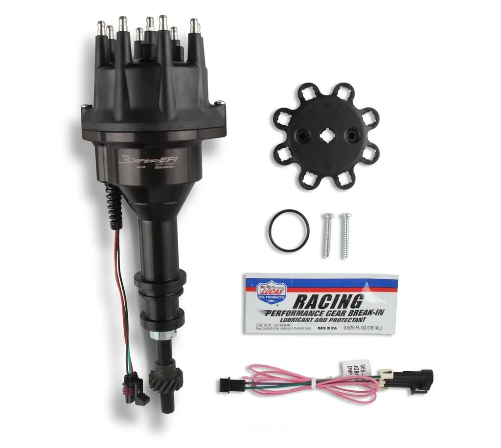 Holley Sniper HyperSpark Distributor 565-302BK fits 1975-1986 1991-1997 Ford Bronco / Custom 500 / E-100 Econoline / E-100...
