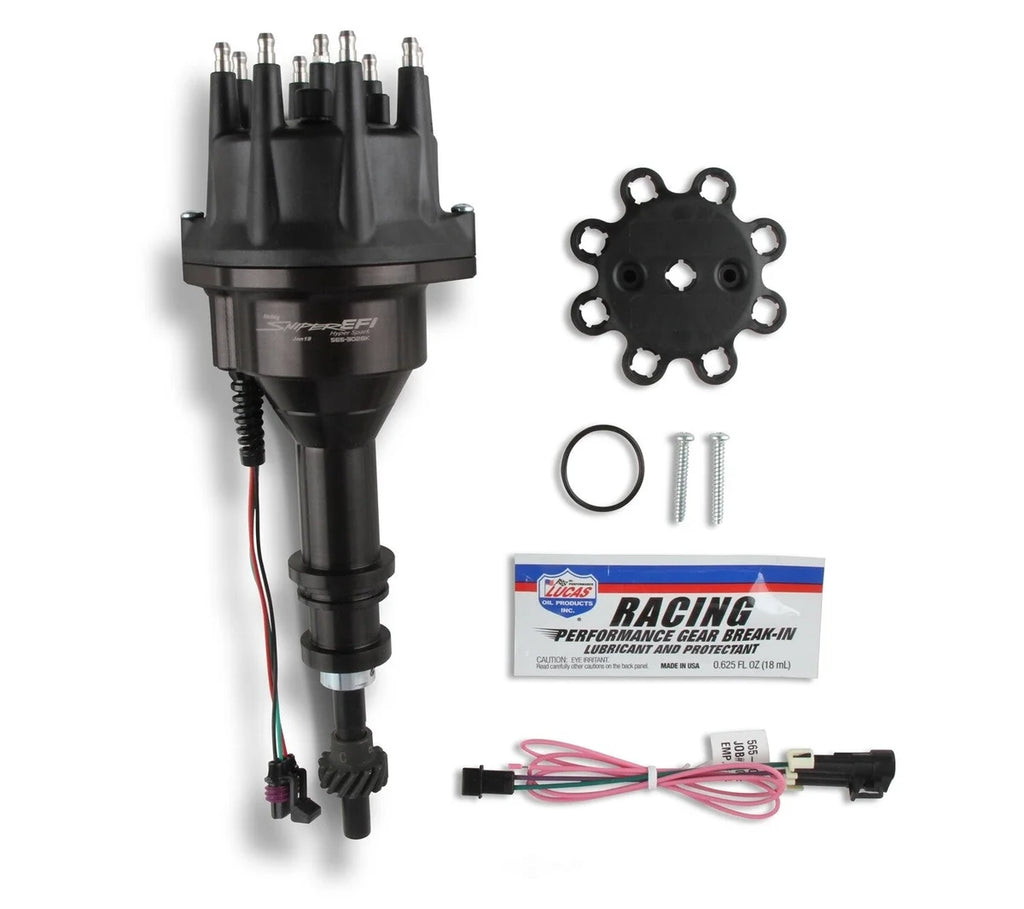 Holley Sniper HyperSpark Distributor 565-303BK fits 1975-1977 Ford Custom 500 / 1975-1976 Ford E-250 Econoline / 1975-1976...