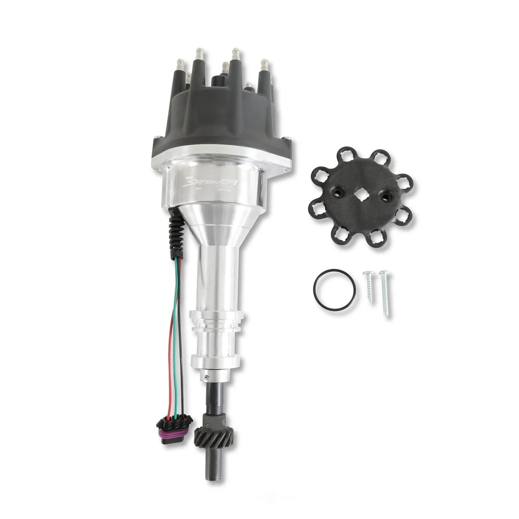 Holley Sniper Includes distributor, ignition box, ignition coil, and main harness 565-302K fits 1975-1997 Ford Bronco / Cu...