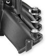 Load image into Gallery viewer, Holley Split-Design Race Intake Manifold- GM LS1/LS2/LS6 Black Finish with Fuel Rails 300-294BK - Back View