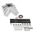 Load image into Gallery viewer, Holley Split-Design Race Intake Manifold- GM LS1/LS2/LS6 Cast Finish with Fuel Rails 300-294 - Back View