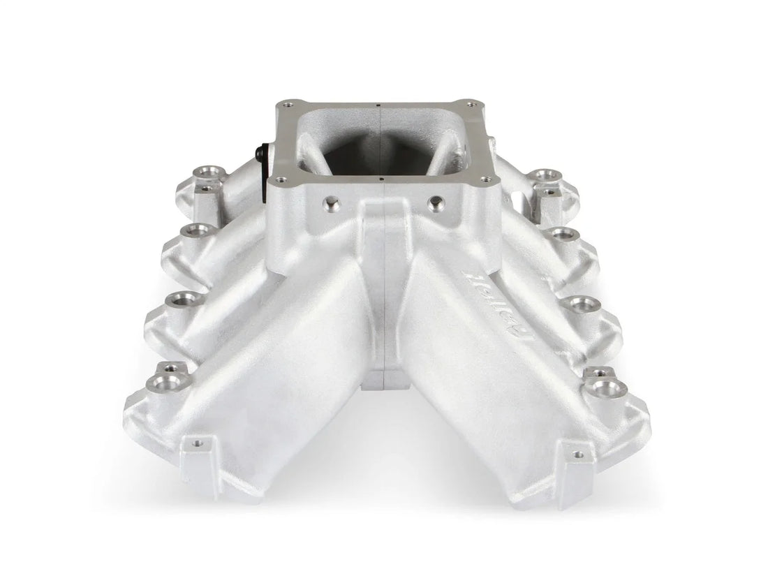 Holley Split-Design Race Intake Manifold- GM LS1/LS2/LS6 Cast Finish with Fuel Rails 300-294 - Additional View 5