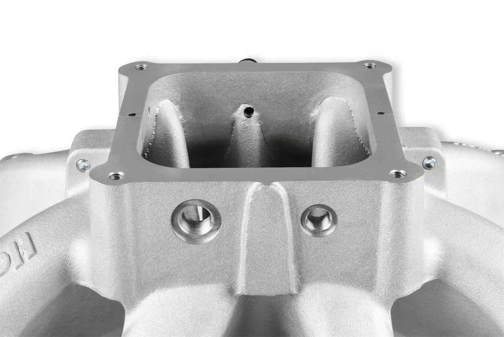 Holley Split-Design Race Intake Manifold- GM LS1/LS2/LS6 Cast Finish with Fuel Rails 300-294 - Additional View 9
