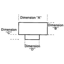 Load image into Gallery viewer, Holley Stainless Steel Marine Flame Arrestor - 600-800 CFM 720-1 - Dimension Reference