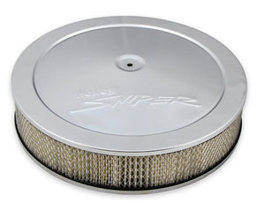 Holley Stamped Steel Air Cleaner Assembly with Paper Filter Element 120-540 - Main Product View