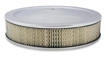Load image into Gallery viewer, Holley Stamped Steel Air Cleaner Assembly with Paper Filter Element 120-540 - Side View