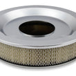 Load image into Gallery viewer, Holley Stamped Steel Air Cleaner Assembly with Paper Filter Element 120-540 - Back View