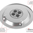 Load image into Gallery viewer, Holley Stamped Steel Air Cleaner Assembly with Paper Filter Element 120-540 - Additional View 6