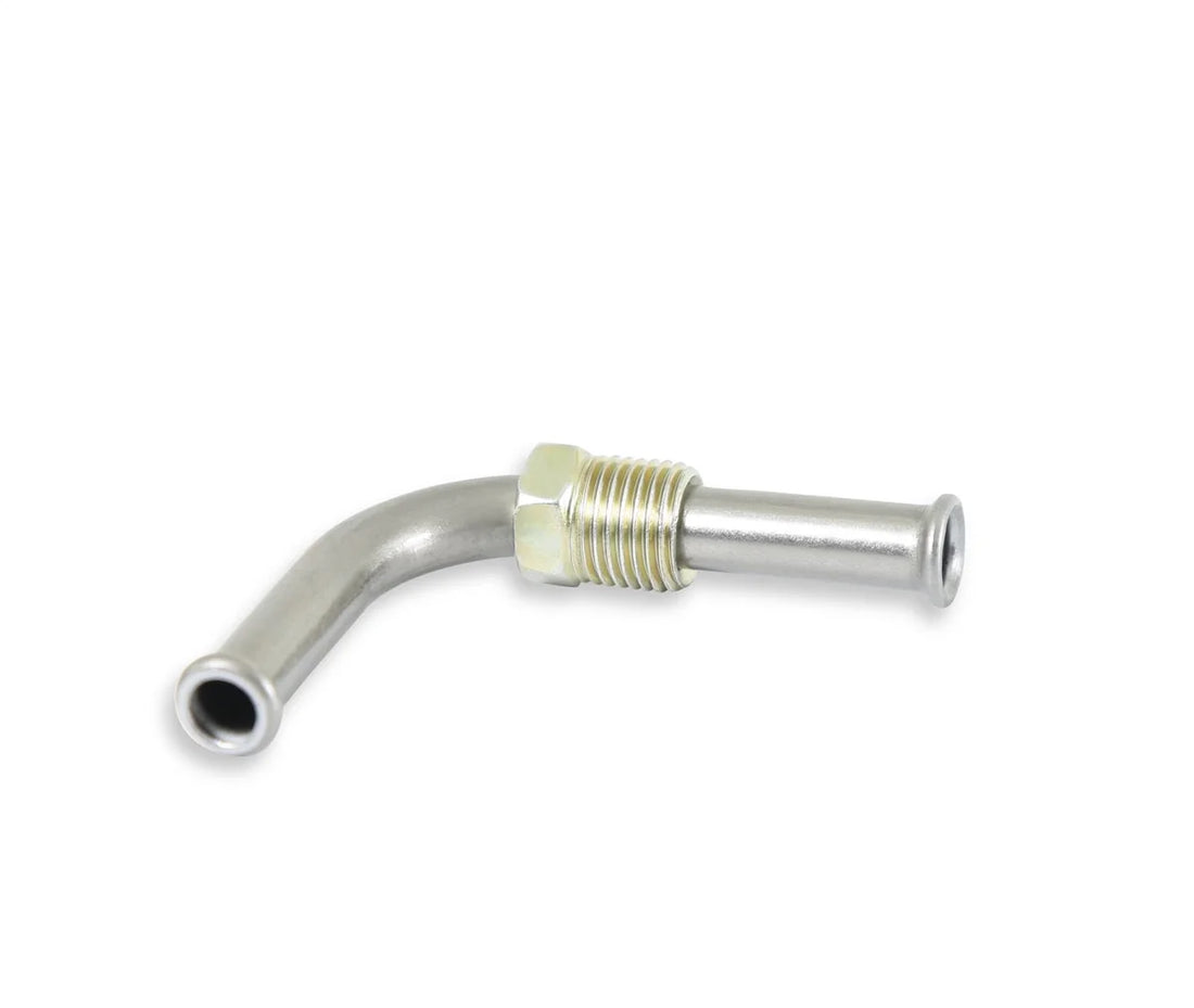 Holley Standard Fitting 90 deg. Hose 5/16" Thread 1/2-20 26-44 - Installation View