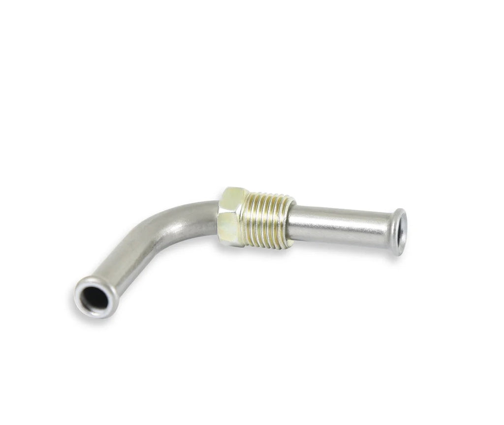 Holley Standard Fitting 90 deg. Hose 5/16" Thread 1/2-20 26-44 - Installation View