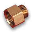 Load image into Gallery viewer, Holley Standard Fitting Tube 3/8" Thread 9/16-24 (A) x 5/8-18 (B) 26-43