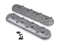 Load image into Gallery viewer, Holley Standard Height LS Valve Covers for Dry Sump Applications - Natural Cast 241-92